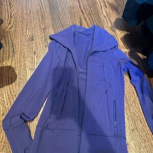 Lululemon Athletica Purple Utility Jacket with Hood and Zipper
